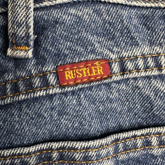 Men’s Vintage Rustler Denim Light Wash Relaxed Fit Tapered leg - Picture 3 of 4